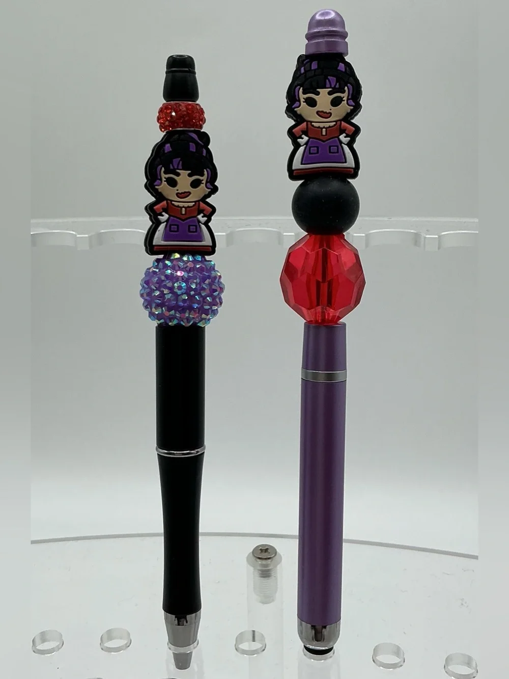 PEN AND STLUS SET MARY SANDERSON HOCUS POCUS HANDMADE DECORATIVE BEADED